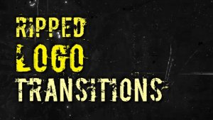Videohive Ripped Logo Transitions Elements template preview