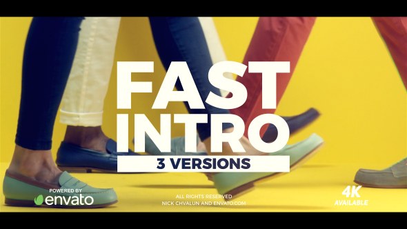 Videohive Fast Intro 21327259 Openers template preview