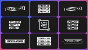 Videohive Box Text Titles | After Effects Titles template preview