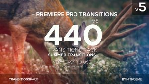 Transitions Pack Video Displays template preview