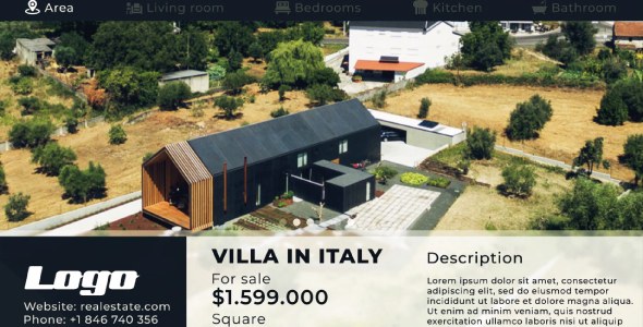 Videohive Real Estate Promo 21255574 Openers template preview