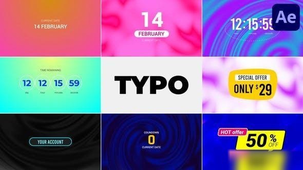 Videohive TYPO for After Effects Openers template preview