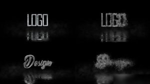 Videohive Metal Disintegration Logo Openers template preview