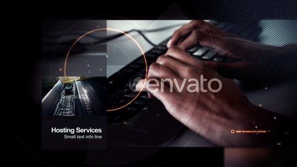 Videohive Hosting Technology Openers template preview