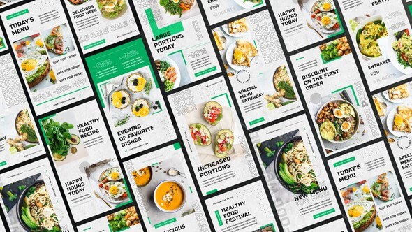 Videohive Food Instagram Stories 32527470 Product Promo template preview