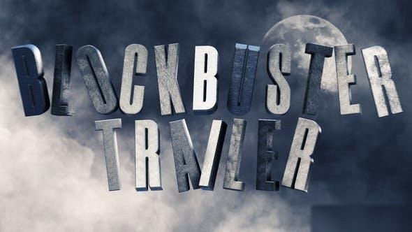 Videohive Cinematic Trailer Titles 40556852 Openers template preview