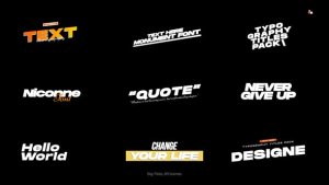 Videohive Big Titles 3.0 | After Effects 54058055 Titles template preview