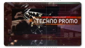 Videohive Technology Cinematic Promo Video Displays template preview