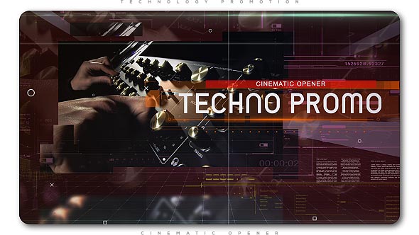 Videohive Technology Cinematic Promo Video Displays template preview