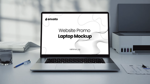 Videohive Website Promo Laptop Mockup 58714837 Product Promo template preview