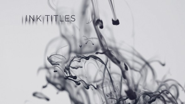 Videohive Abstract Ink Titles Titles template preview