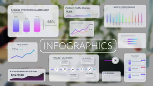 Videohive Infographics Glass Logo Stings template preview