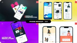 Videohive Phone Mockup - Package 03 Product Promo template preview