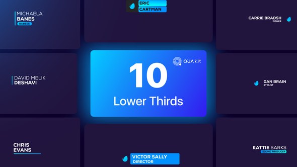 Videohive Lower Thirds Vol. 02 Elements template preview