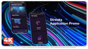 Videohive Streaks App Promo A17 Product Promo template preview
