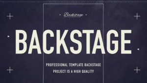 Videohive Backstage 18922549 Video Displays template preview