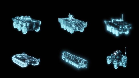 Videohive Military Elements HUD Pack v3 Elements template preview