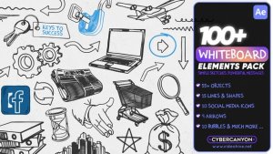 Videohive Whiteboard Elements Pack Elements template preview