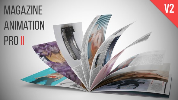 Videohive Magazine Animation Pro II Video Displays template preview