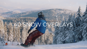 Videohive 40 Snow Overlays Elements template preview