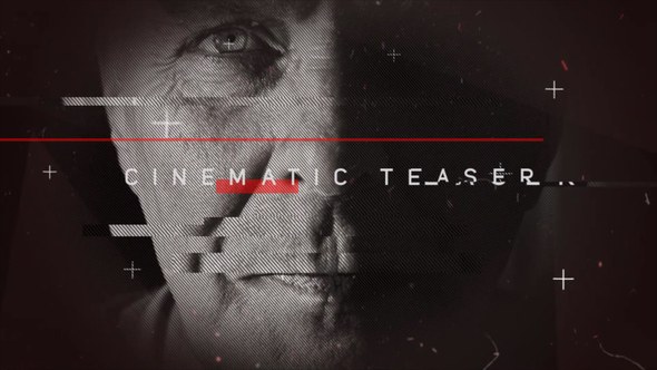 Cinematic Teaser Video Displays template preview