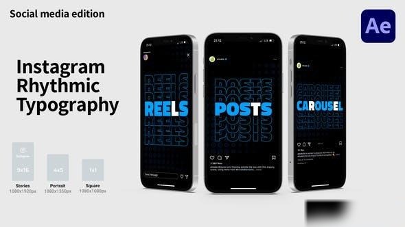 Videohive Instagram Rhythmic Typography | Reels / Shorts / Tik Tok Openers template preview
