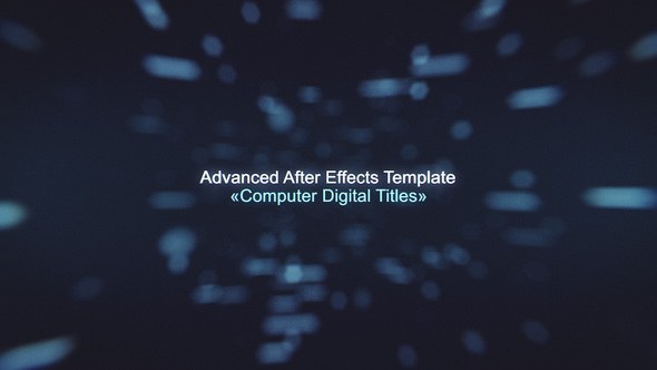 Videohive Computer Digital Titles Titles template preview