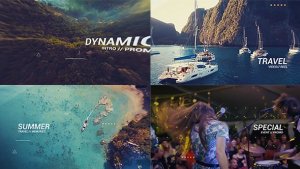 Videohive Upbeat Summer Slideshow Reel Video Displays template preview