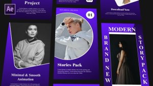 Instagram Stories Pack v4 Video Displays template preview