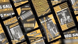 Videohive Black Friday Stories Product Promo template preview