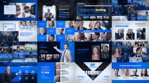 Videohive Marketing Event Video Displays template preview