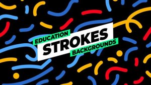 Videohive Education Strokes Backgrounds Elements template preview