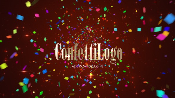 Videohive Confetti Logo 22961011 Logo Stings template preview