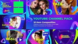Videohive Youtube Channel Pack 30056928 Broadcast-packages template preview