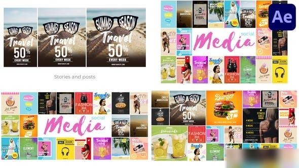 Videohive Social Media | After Effects Openers template preview