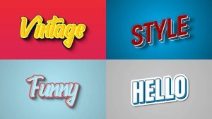 Videohive Text Effect - Vintage Style 02 Titles template preview