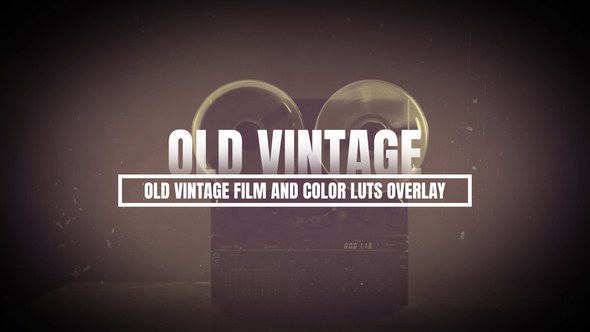 Videohive Old Vintage Film and Color Luts Overlay Elements template preview