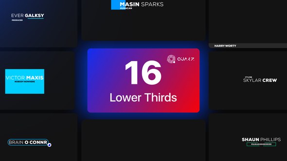 Videohive Lower Thirds Vol. 05 Elements template preview