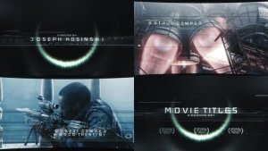 Movie Titles Video Displays template preview