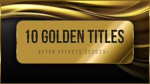 Videohive 10 Golden Titles Titles template preview