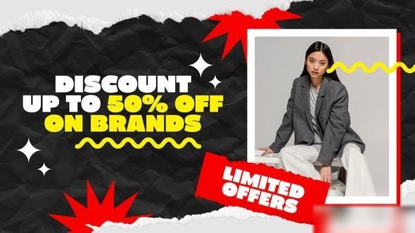 Videohive Black Friday Sale Slider Promo Openers template preview
