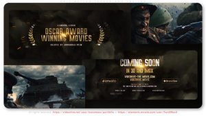 Videohive Epic Action Teaser and Trailer Video Displays template preview