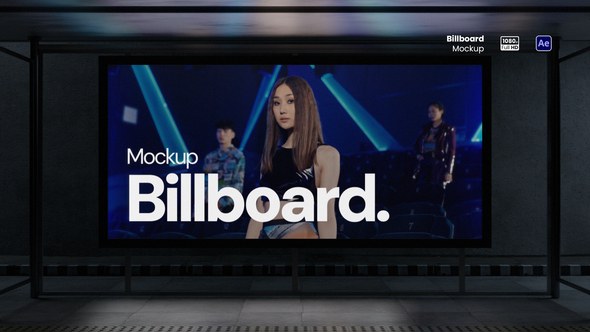 Videohive Billboard Mockup 59570406 Video Displays template preview