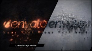 Crumble Logo Reveal Video Displays template preview
