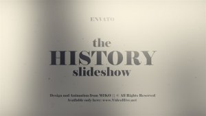 Videohive History Slideshow 23110705 Video Displays template preview