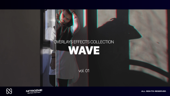Videohive Wave Effects Overlays Collection Vol. 01 Elements template preview