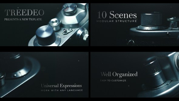 Videohive Cinematic Title Sequence Video Displays template preview