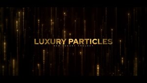 Videohive Luxury Particles Opener Titles template preview