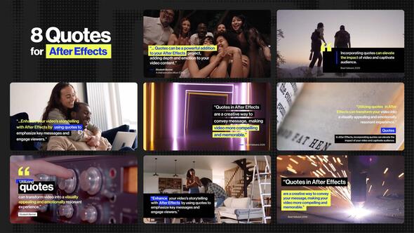 Videohive Quotes Video Template Elements template preview