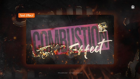 Videohive Combustion Text 60033549 Titles template preview